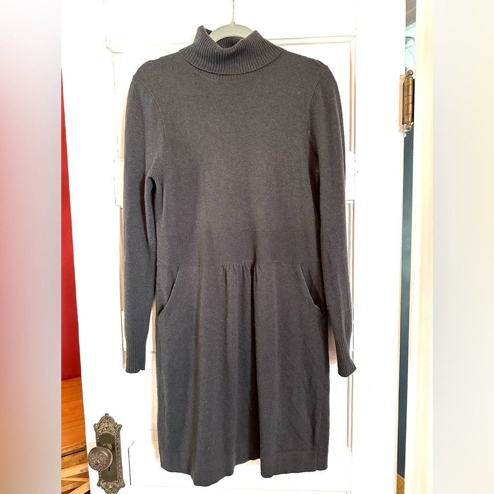 Cashmere blend J. Crew turtleneck dress size Large
